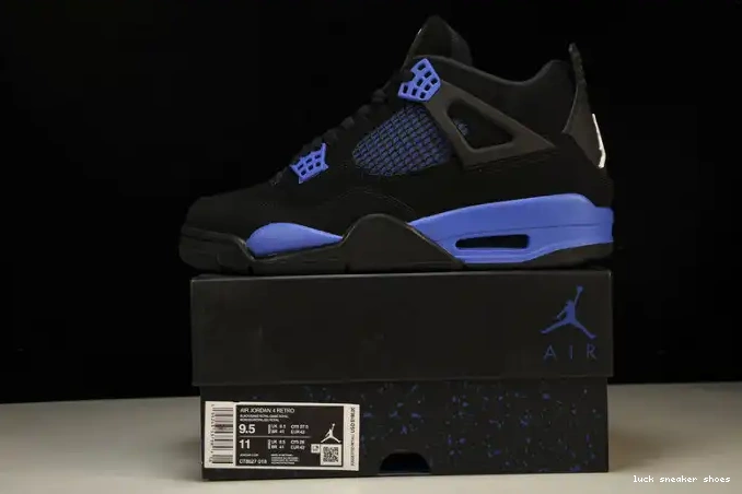 Cheap LUCY CT8527-018 4 Jordan Royal Black Retro Game 0418